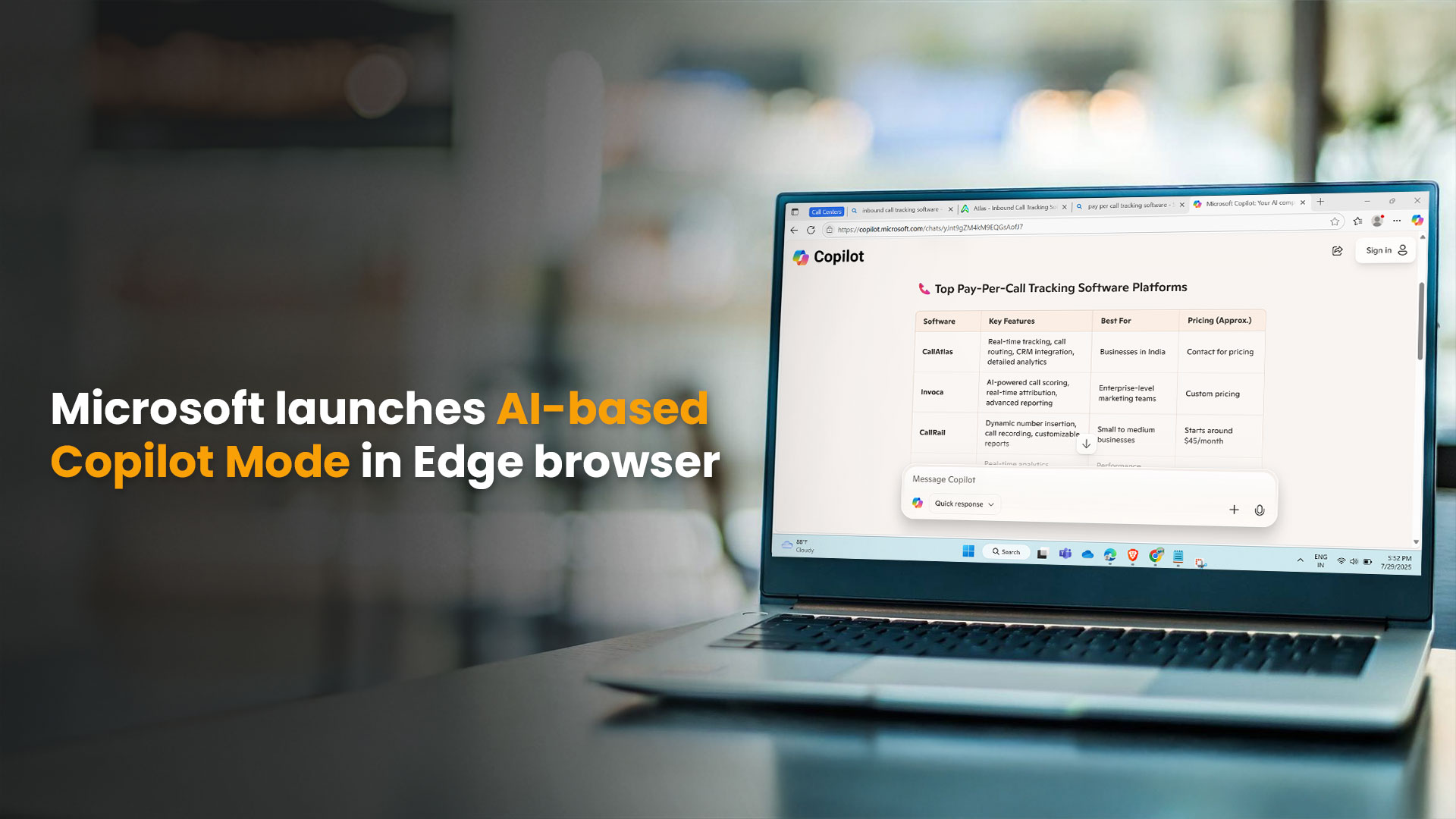 Microsoft Launches AI-Based Copilot Mode in Edge Browser